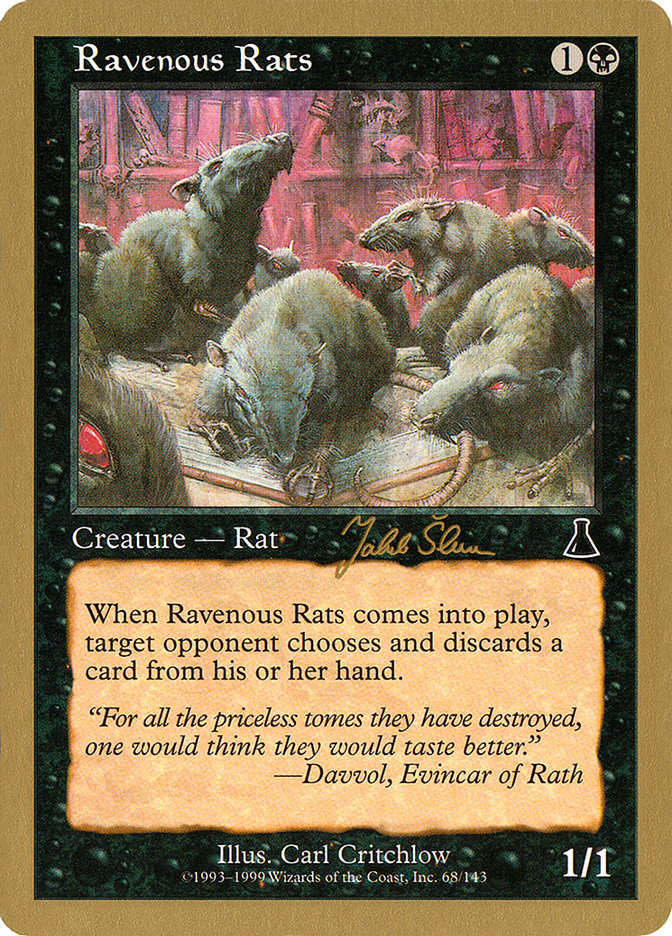 Ravenous Rats (Jakub Slemr) [World Championship Decks 1999] | Good Games North