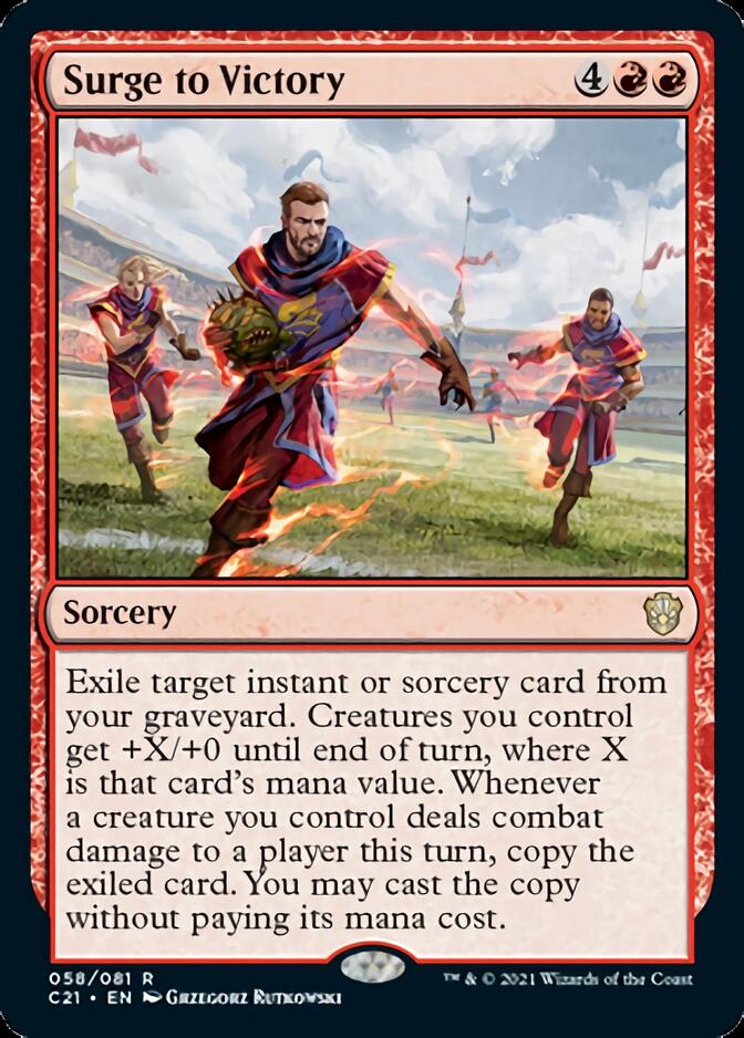 Surge to Victory [Commander 2021] | Good Games North