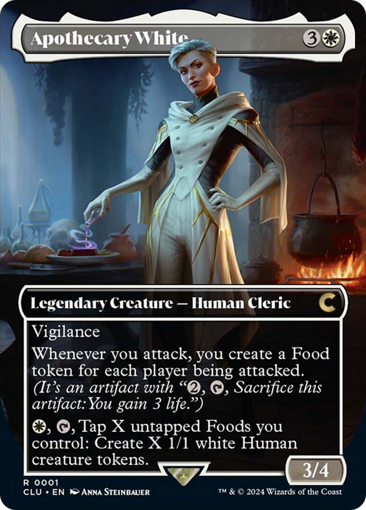 Apothecary White (Borderless) [Ravnica: Clue Edition] | Good Games North