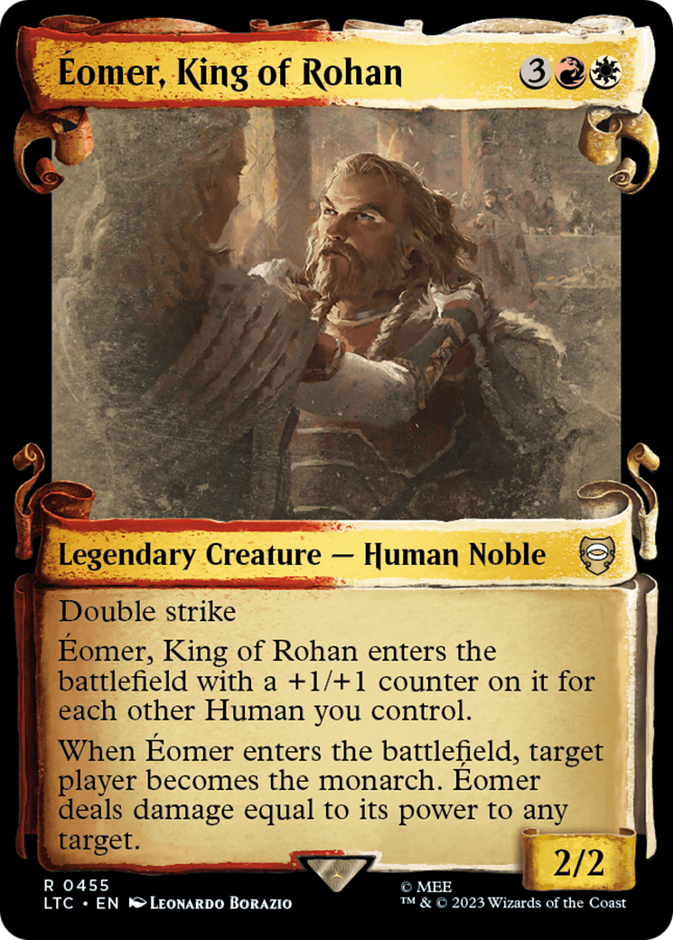 Eomer, King of Rohan [The Lord of the Rings: Tales of Middle-Earth Commander Showcase Scrolls] | Good Games North