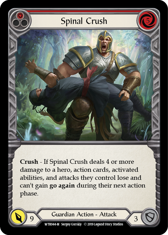 Spinal Crush [WTR044-M] Alpha Print Normal | Good Games North
