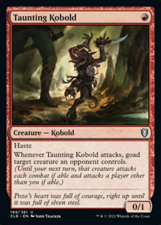 Taunting Kobold [Commander Legends: Battle for Baldur's Gate] | Good Games North