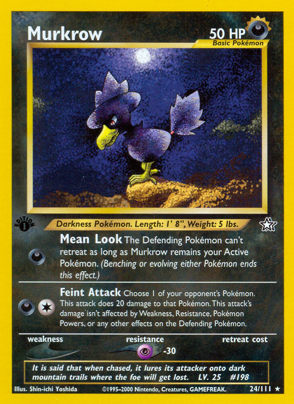 Murkrow (24/111) [Neo Genesis 1st Edition] | Good Games North