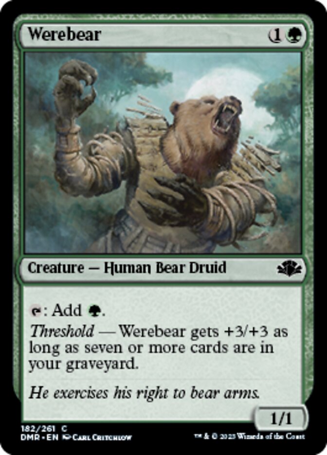 Werebear [Dominaria Remastered] | Good Games North