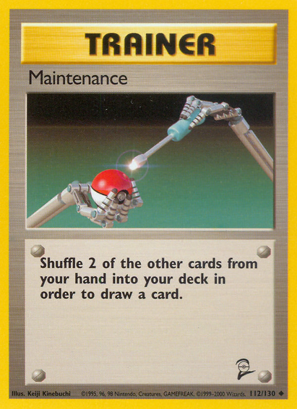 Maintenance (112/130) [Base Set 2] | Good Games North