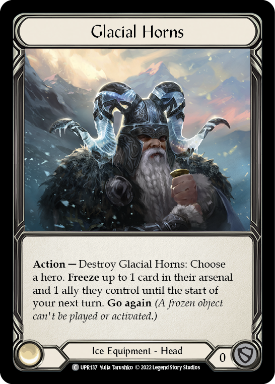Glacial Horns [UPR137] (Uprising)  Cold Foil | Good Games North