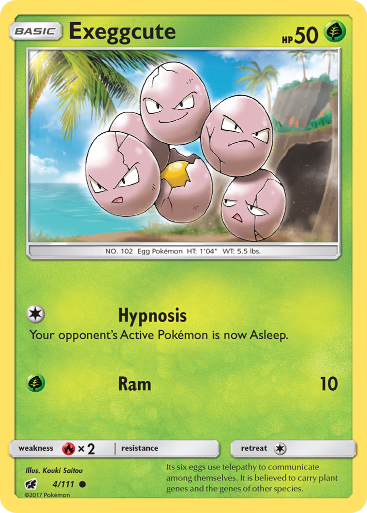 Exeggcute (4/111) [Sun & Moon: Crimson Invasion] | Good Games North