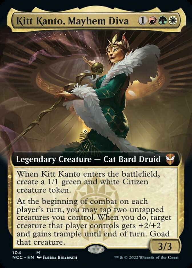 Kitt Kanto, Mayhem Diva (Extended Art) [Streets of New Capenna Commander] | Good Games North