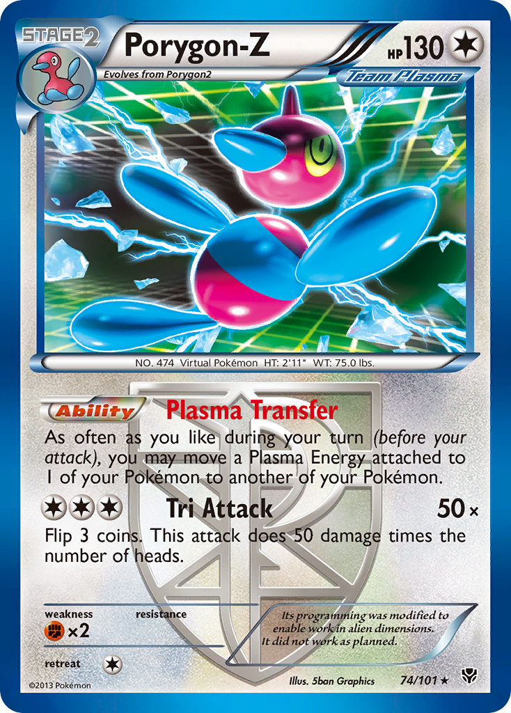 Porygon-Z (74/101) [Black & White: Plasma Blast] | Good Games North