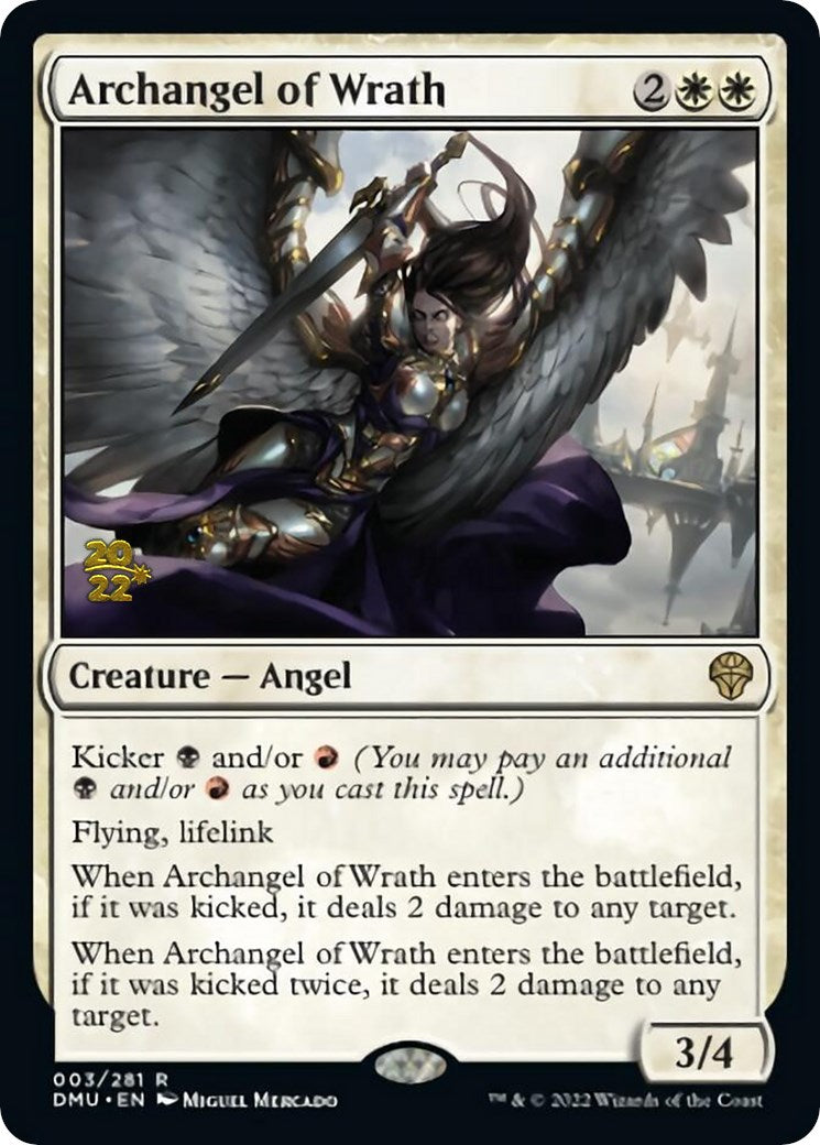 Archangel of Wrath [Dominaria United Prerelease Promos] | Good Games North