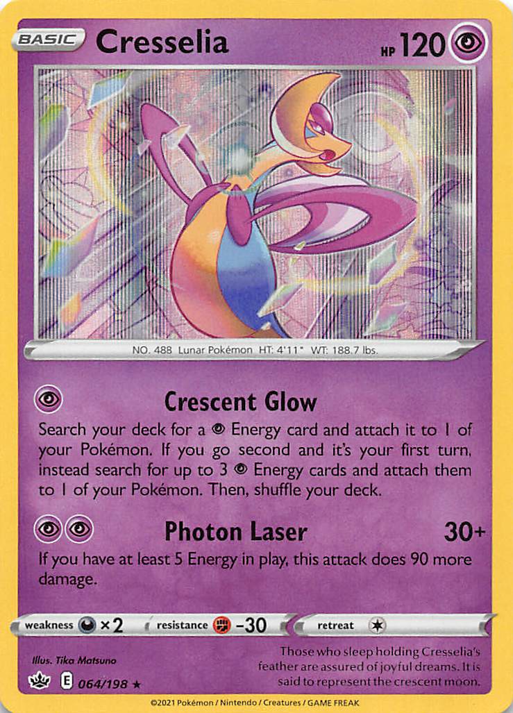 Cresselia (064/198) [Sword & Shield: Chilling Reign] | Good Games North