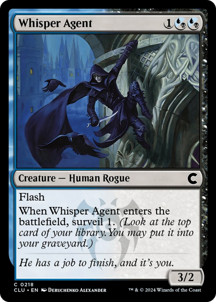 Whisper Agent [Ravnica: Clue Edition] | Good Games North