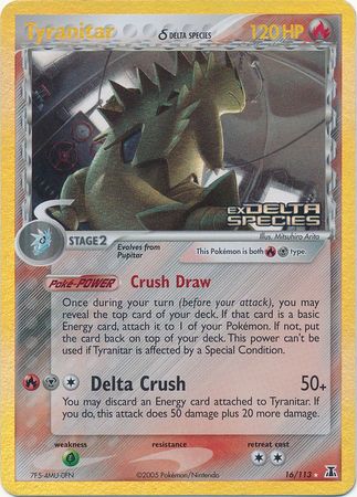 Tyranitar (16/113) (Delta Species) (Stamped) [EX: Delta Species] | Good Games North