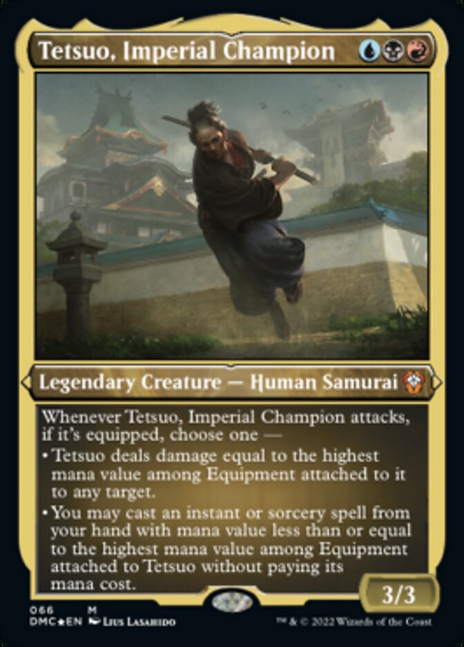 Tetsuo, Imperial Champion (Foil Etched) [Dominaria United Commander] | Good Games North