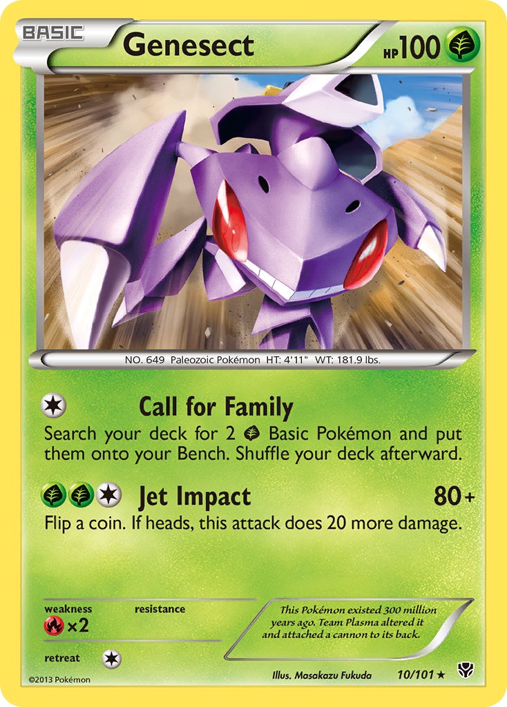 Genesect (10/101) (Theme Deck Exclusive) [Black & White: Plasma Blast] | Good Games North
