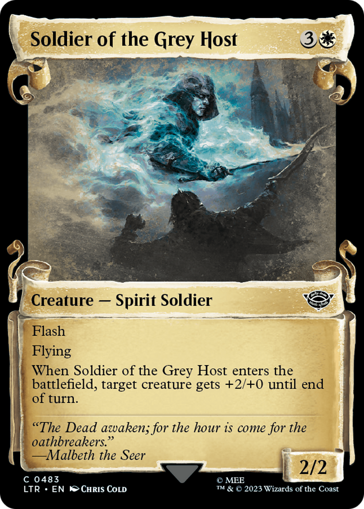 Soldier of the Grey Host [The Lord of the Rings: Tales of Middle-Earth Showcase Scrolls] | Good Games North