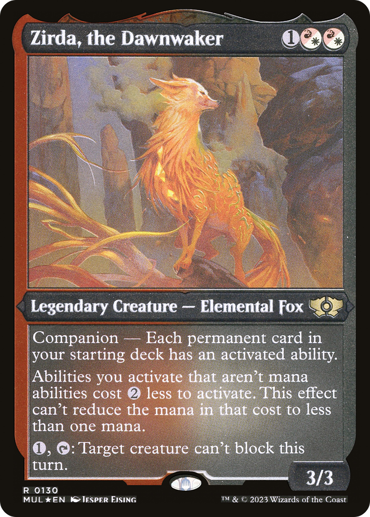 Zirda, the Dawnwaker (Foil Etched) [Multiverse Legends] | Good Games North