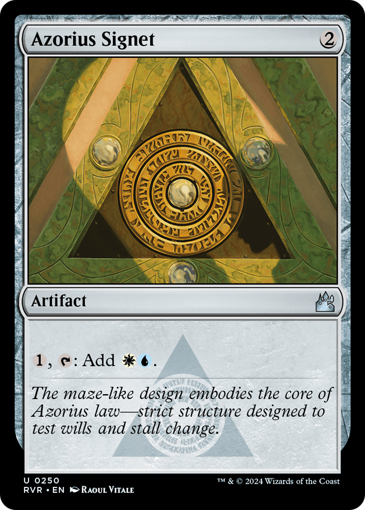 Azorius Signet [Ravnica Remastered] | Good Games North