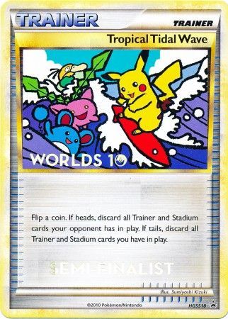Tropical Tidal Wave (HGSS18) (Semi Finalist) [HeartGold & SoulSilver: Black Star Promos] | Good Games North
