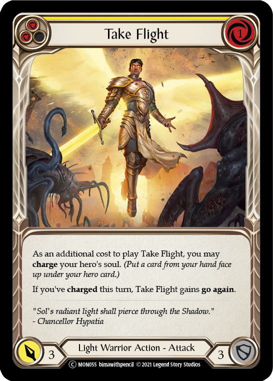 Take Flight (Yellow) [U-MON055] Unlimited Normal | Good Games North