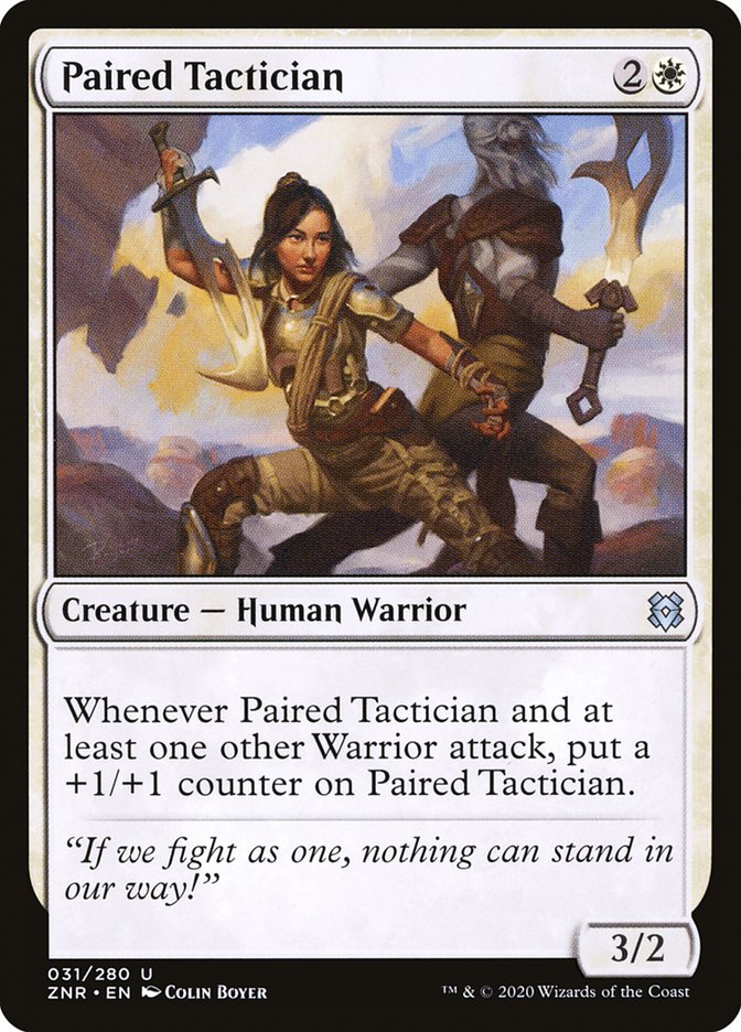Paired Tactician [Zendikar Rising] | Good Games North