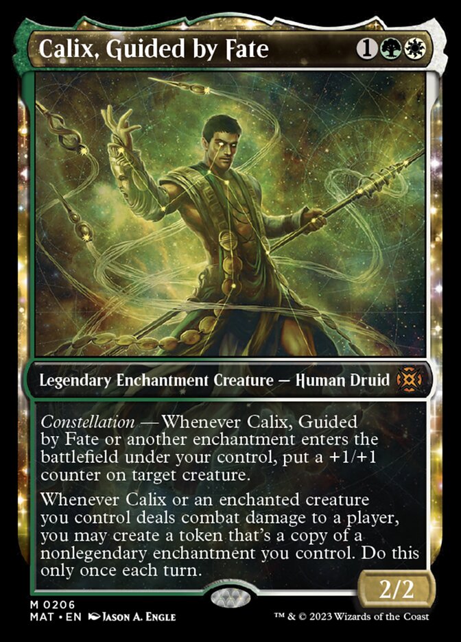 Calix, Guided by Fate (Showcase Halo Foil) [March of the Machine: The Aftermath] | Good Games North