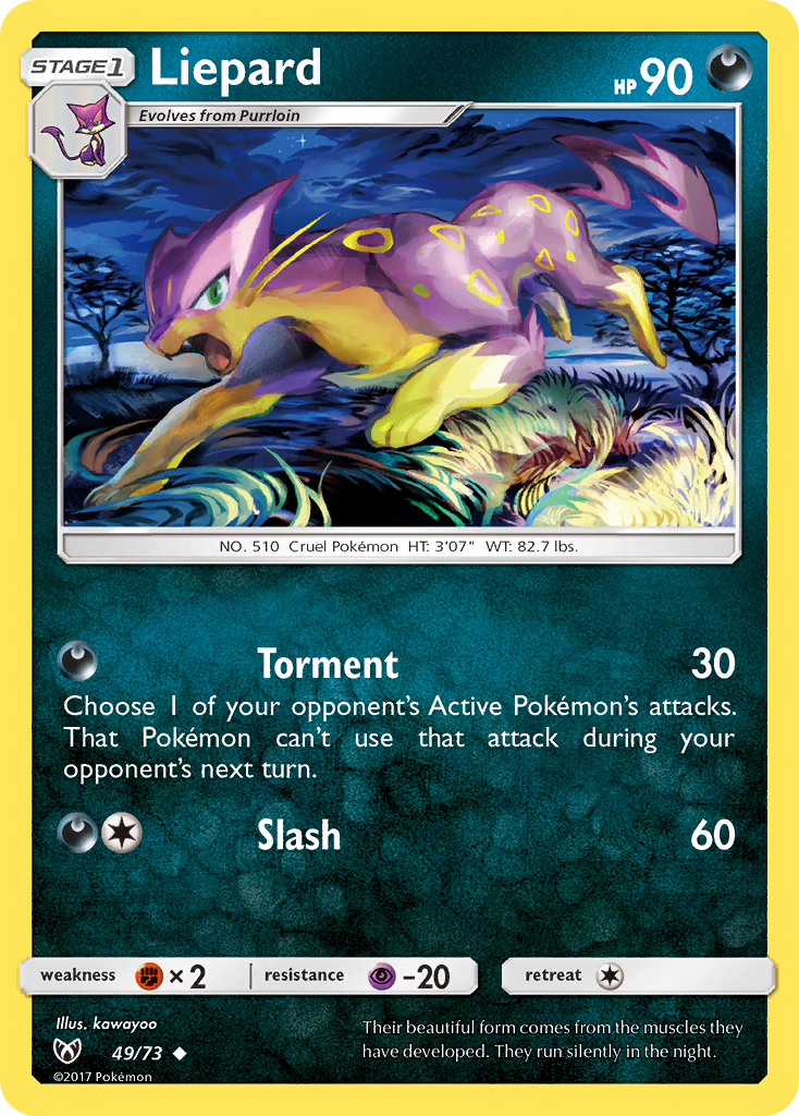 Liepard (49/73) [Sun & Moon: Shining Legends] | Good Games North