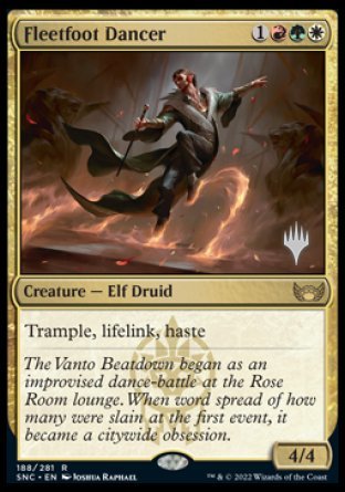 Fleetfoot Dancer (Promo Pack) [Streets of New Capenna Promos] | Good Games North