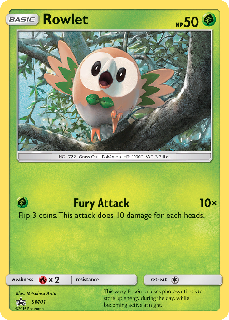 Rowlet (SM01) [Sun & Moon: Black Star Promos] | Good Games North