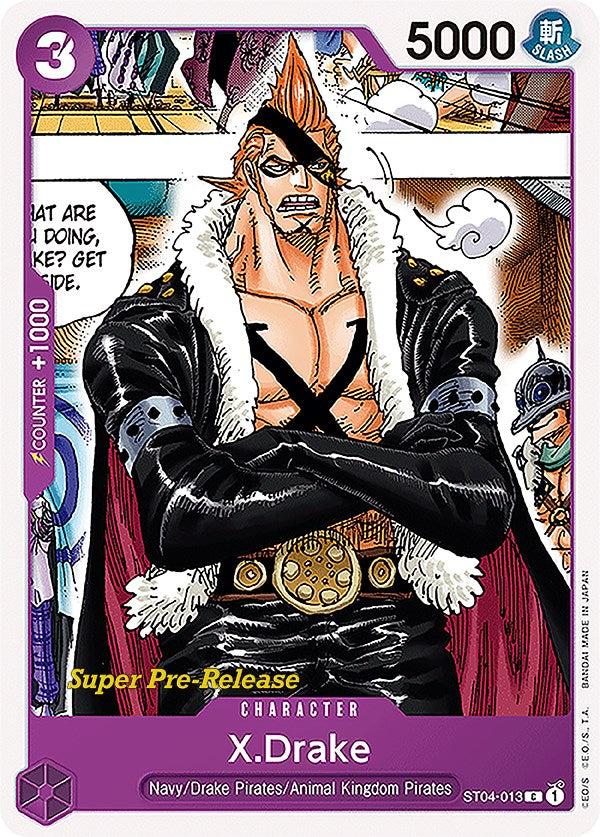 X.Drake [Super Pre-Release Starter Deck: Animal Kingdom Pirates] | Good Games North