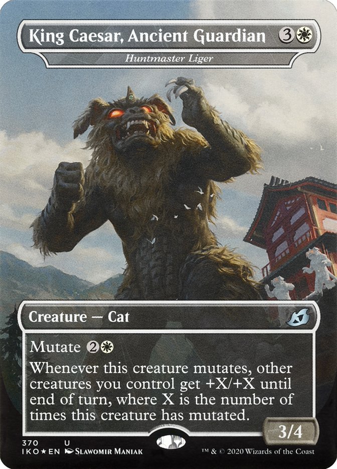 Huntmaster Liger - King Caesar, Ancient Guardian (Godzilla Series) [Ikoria: Lair of Behemoths] | Good Games North