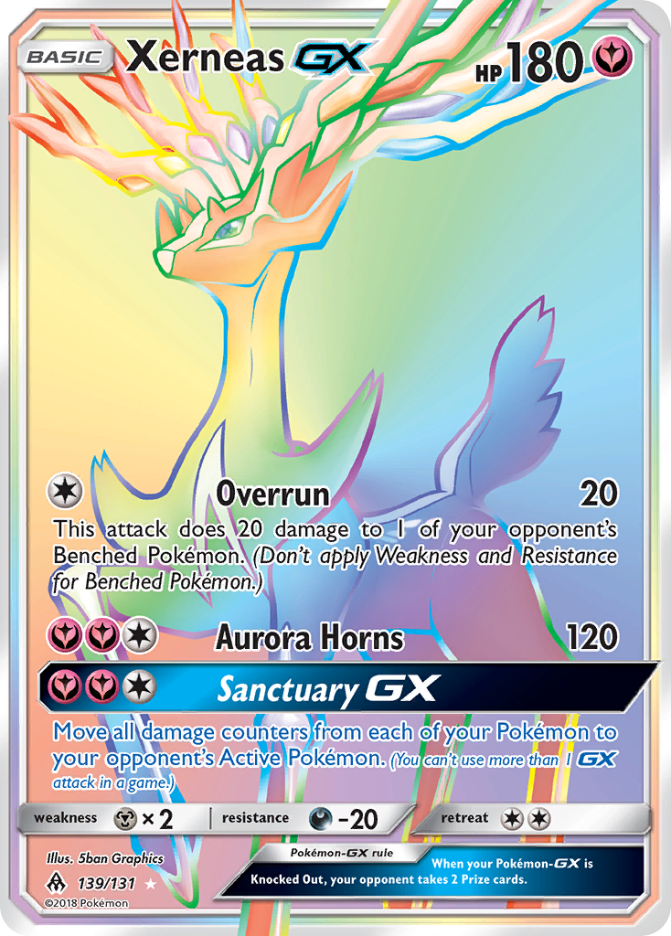 Xerneas GX (139/131) [Sun & Moon: Forbidden Light] | Good Games North