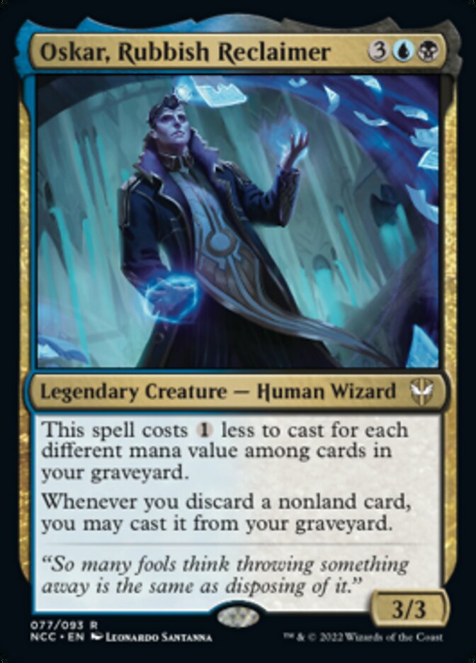 Oskar, Rubbish Reclaimer [Streets of New Capenna Commander] | Good Games North