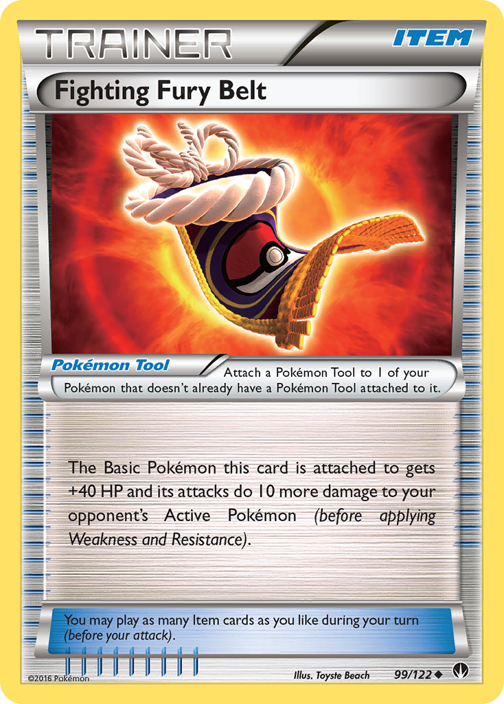 Fighting Fury Belt (99/122) [XY: BREAKpoint] | Good Games North