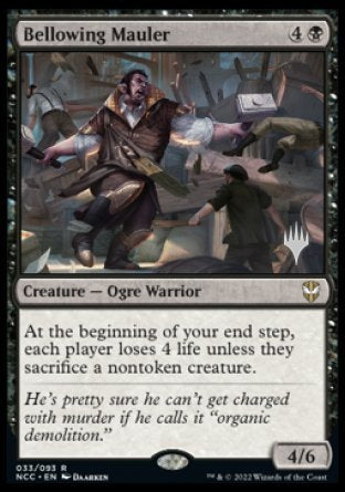 Bellowing Mauler (Promo Pack) [Streets of New Capenna Commander Promos] | Good Games North