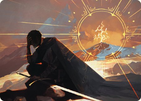 Aragorn, the Uniter Art Card [The Lord of the Rings: Tales of Middle-earth Art Series] | Good Games North