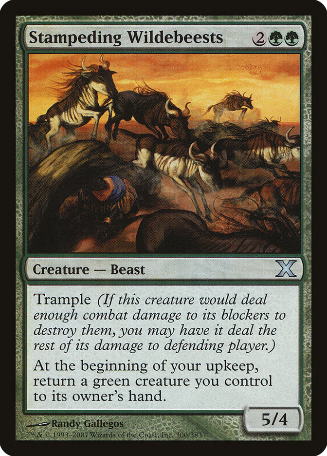 Stampeding Wildebeests [Tenth Edition] | Good Games North