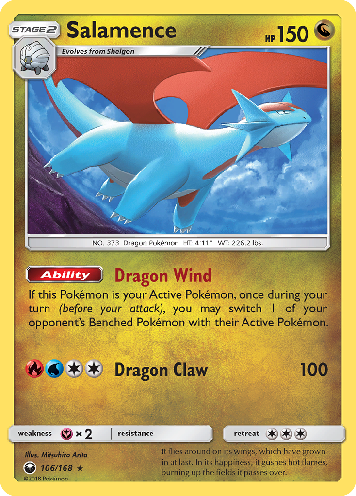 Salamence (106/168) [Sun & Moon: Celestial Storm] | Good Games North