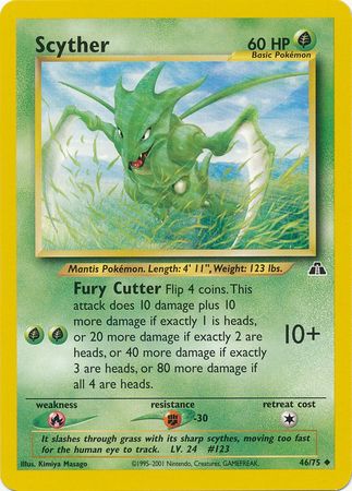 Scyther (46/75) [Neo Discovery Unlimited] | Good Games North