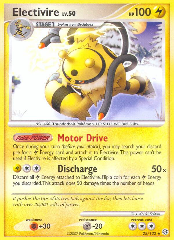 Electivire (25/132) (Theme Deck Exclusive) [Diamond & Pearl: Secret Wonders] | Good Games North