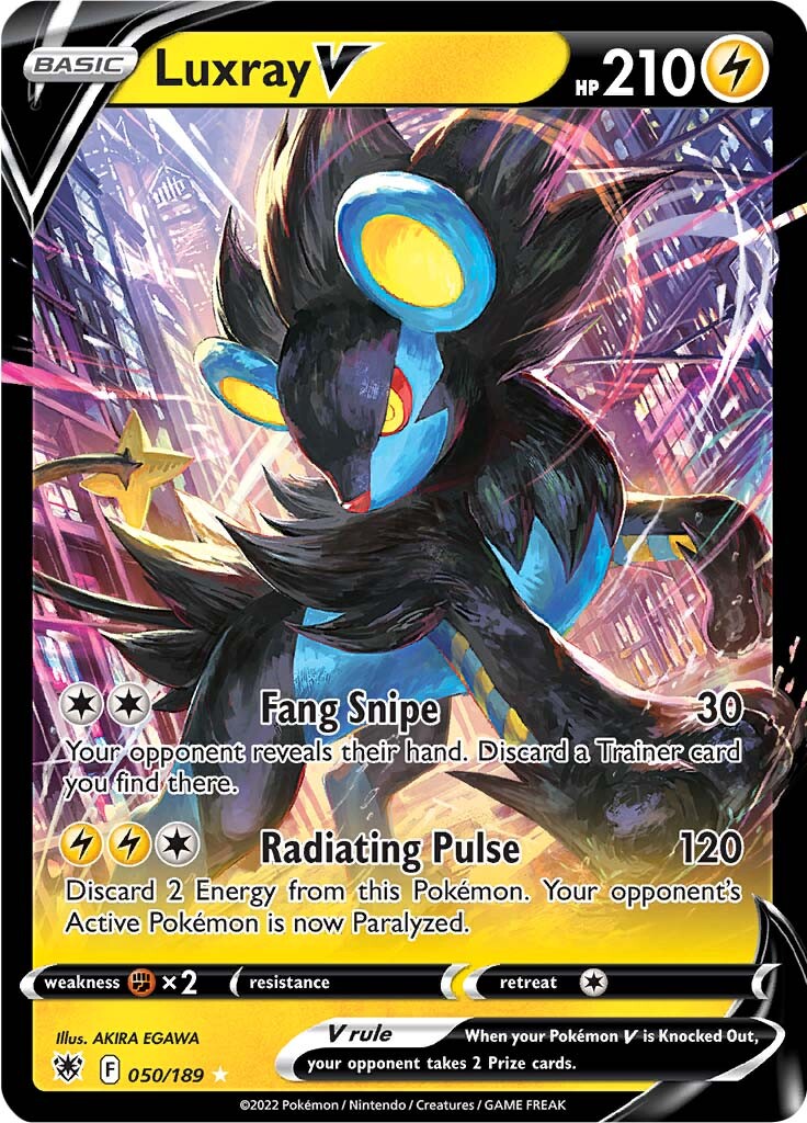 Luxray V (050/189) [Sword & Shield: Astral Radiance] | Good Games North