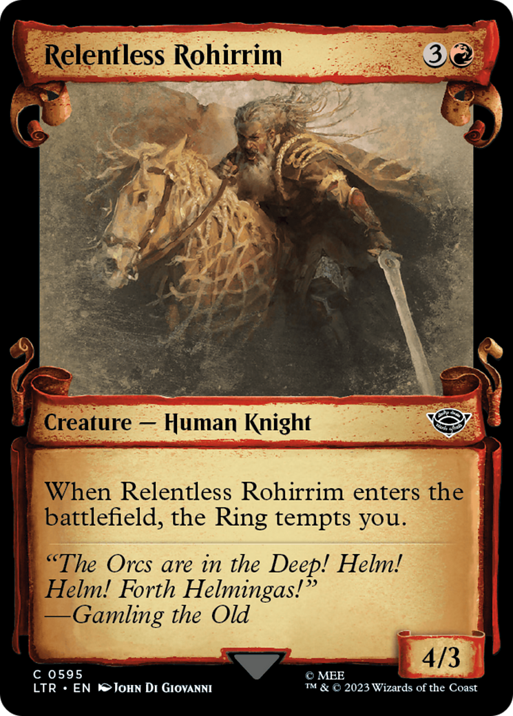 Relentless Rohirrim [The Lord of the Rings: Tales of Middle-Earth Showcase Scrolls] | Good Games North