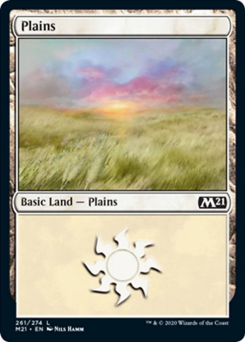 Plains (261) [Core Set 2021] | Good Games North