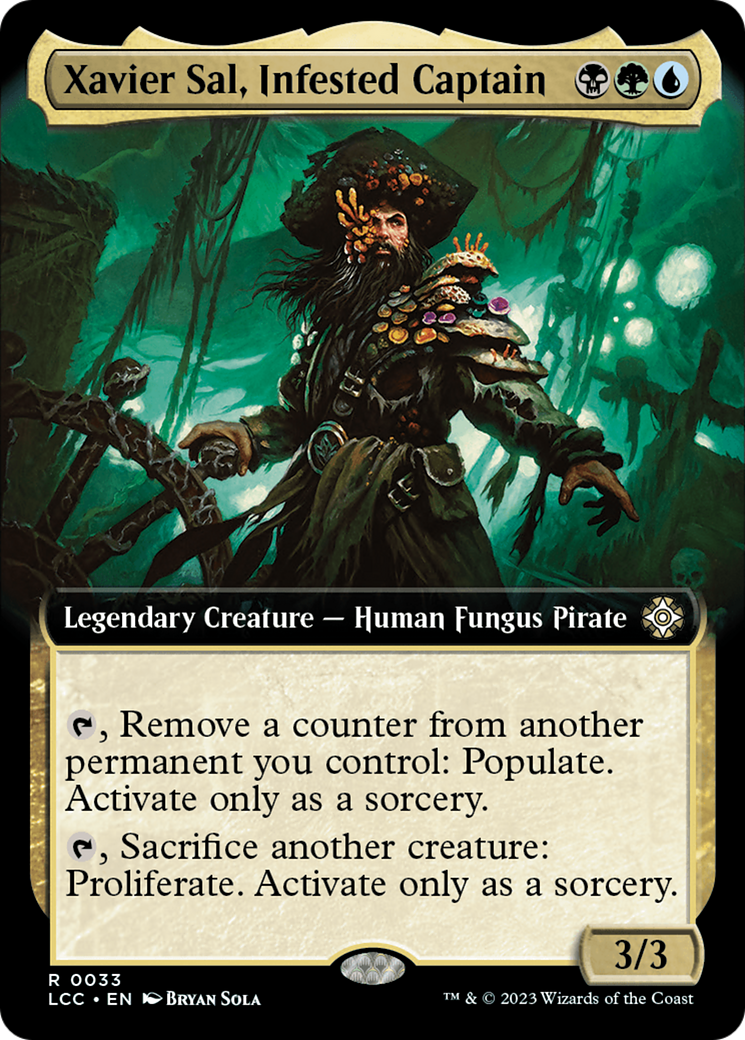 Xavier Sal, Infested Captain (Extended Art) [The Lost Caverns of Ixalan Commander] | Good Games North
