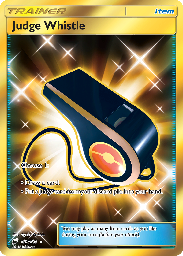 Judge Whistle (194/181) [Sun & Moon: Team Up] | Good Games North