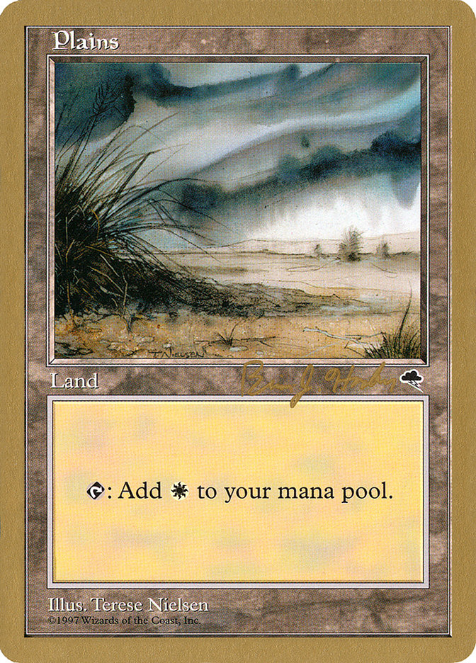 Plains (bh333) (Brian Hacker) [World Championship Decks 1998] | Good Games North