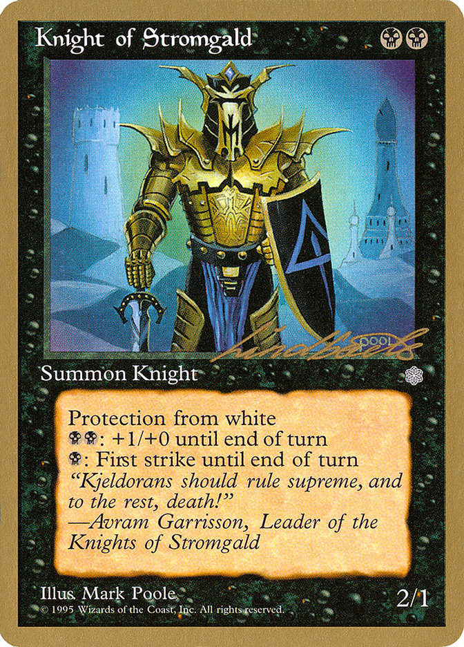 Knight of Stromgald (Leon Lindback) [Pro Tour Collector Set] | Good Games North