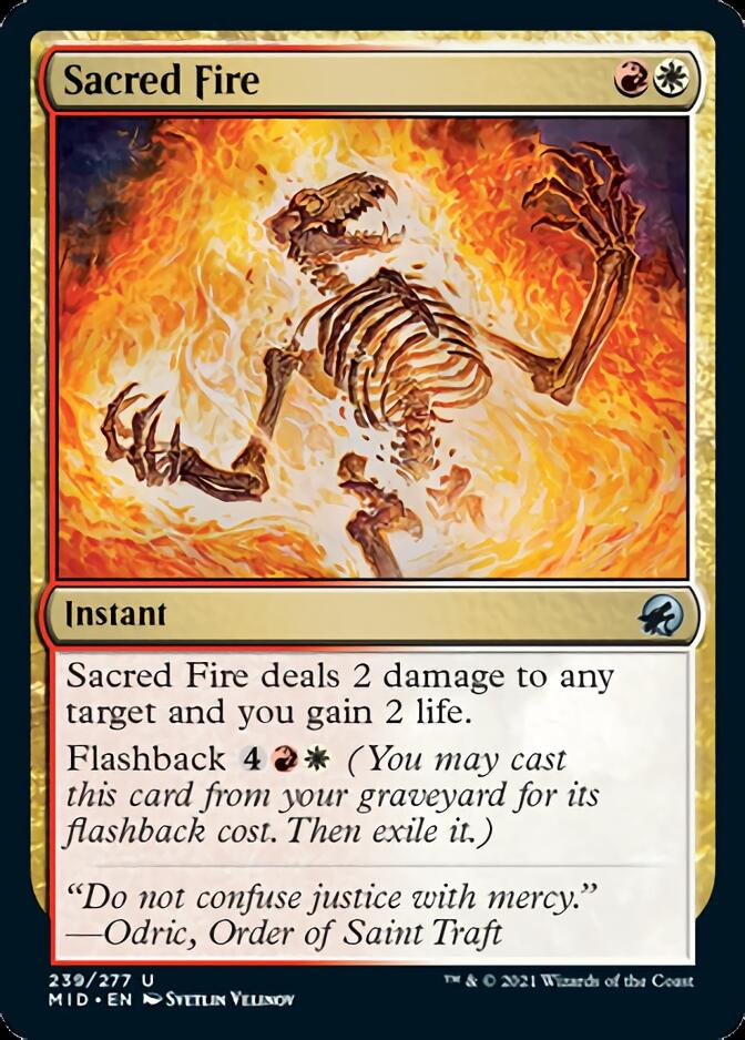 Sacred Fire [Innistrad: Midnight Hunt] | Good Games North