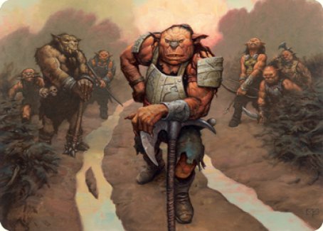 Hobgoblin Bandit Lord Art Card [Dungeons & Dragons: Adventures in the Forgotten Realms Art Series] | Good Games North