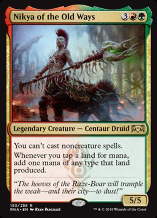 Nikya of the Old Ways [Ravnica Allegiance] | Good Games North